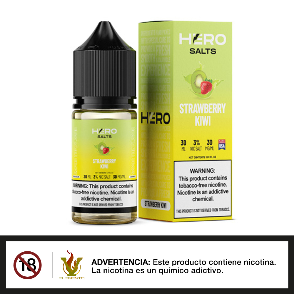 HERO Salt - Strawberry Kiwi 30ml - Quinto Elemento Vap