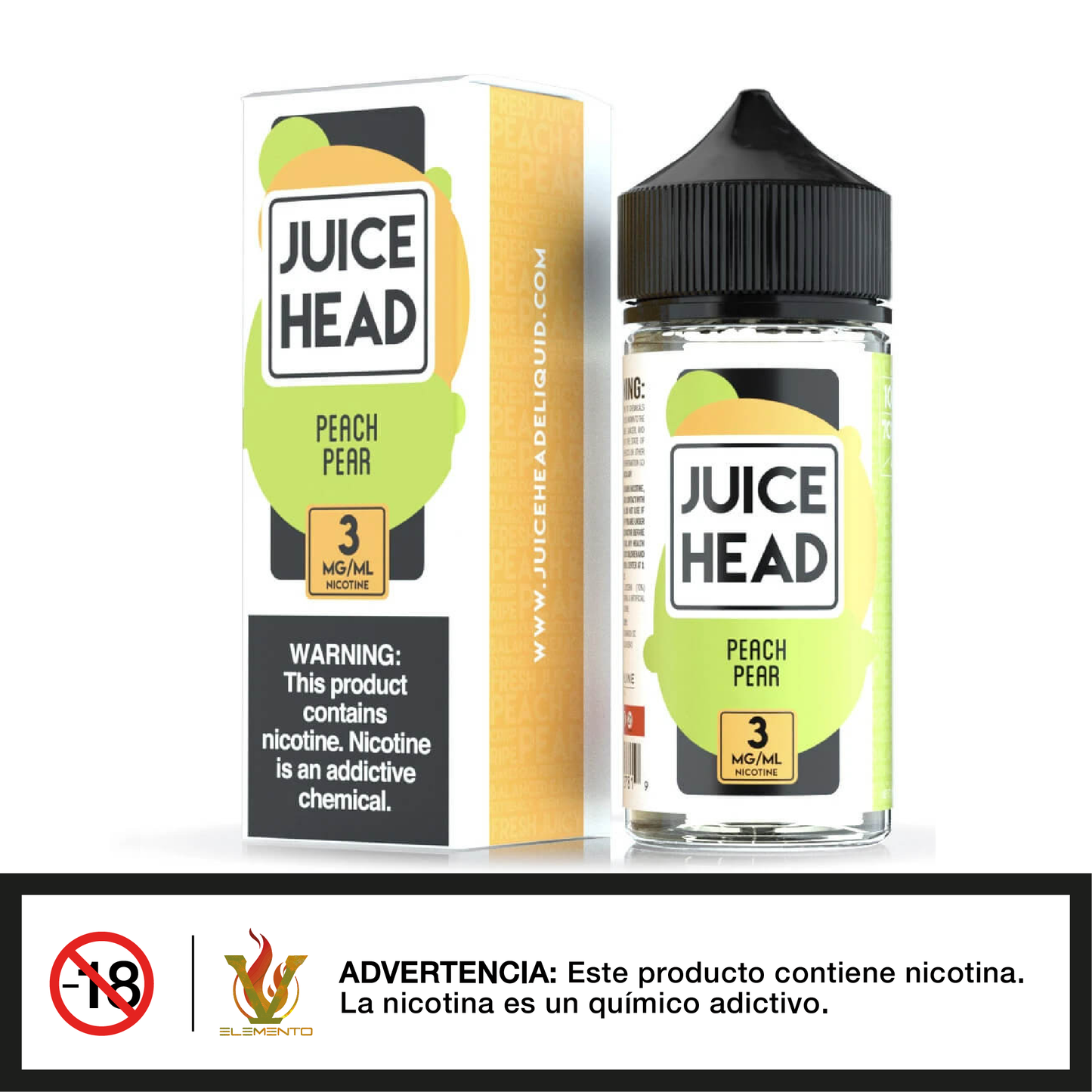 Juice Head - Peach Pear 100ml