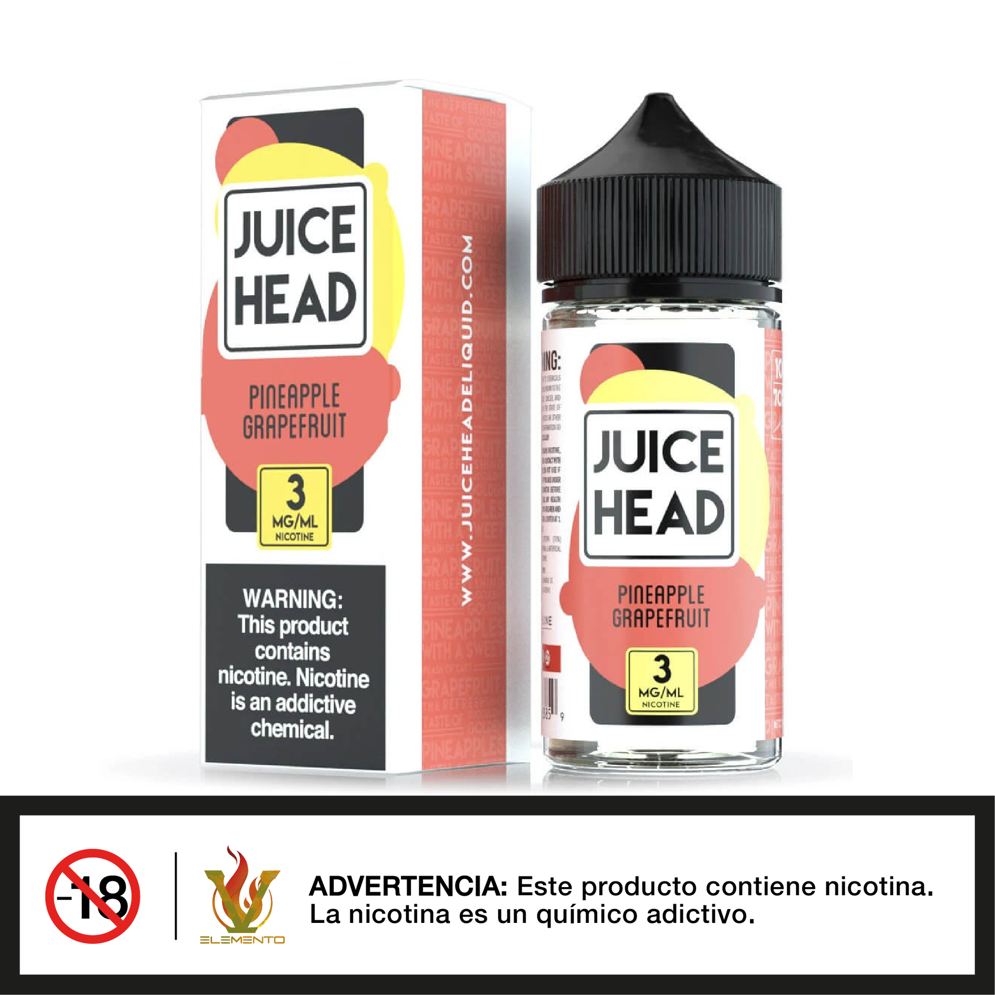 Juice Head - Pineapple Grapefruit 100ml