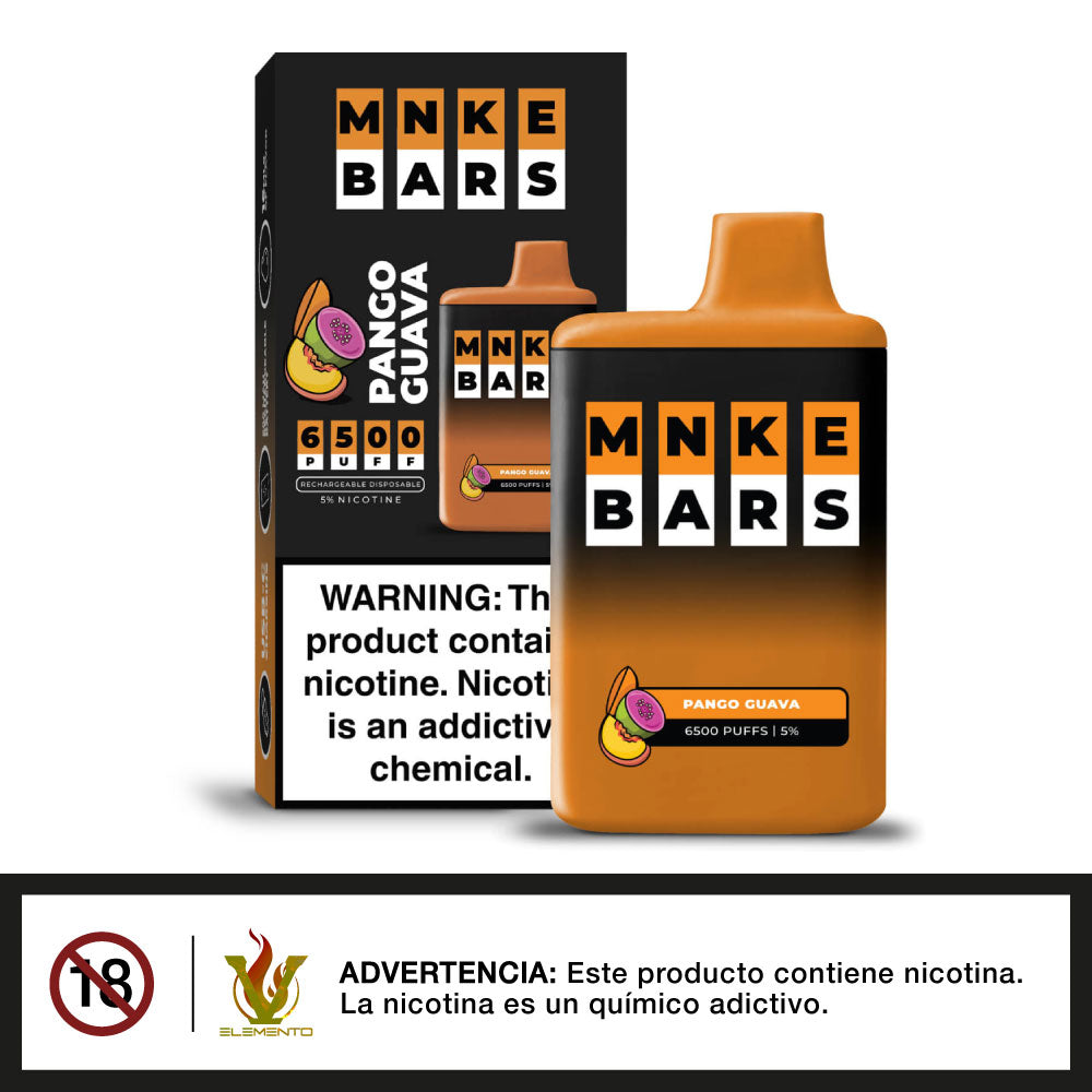 MNKE Bars 6500 Puffs - Vape Desechable - Tienda de Vapeo Quinto Elemento Vap