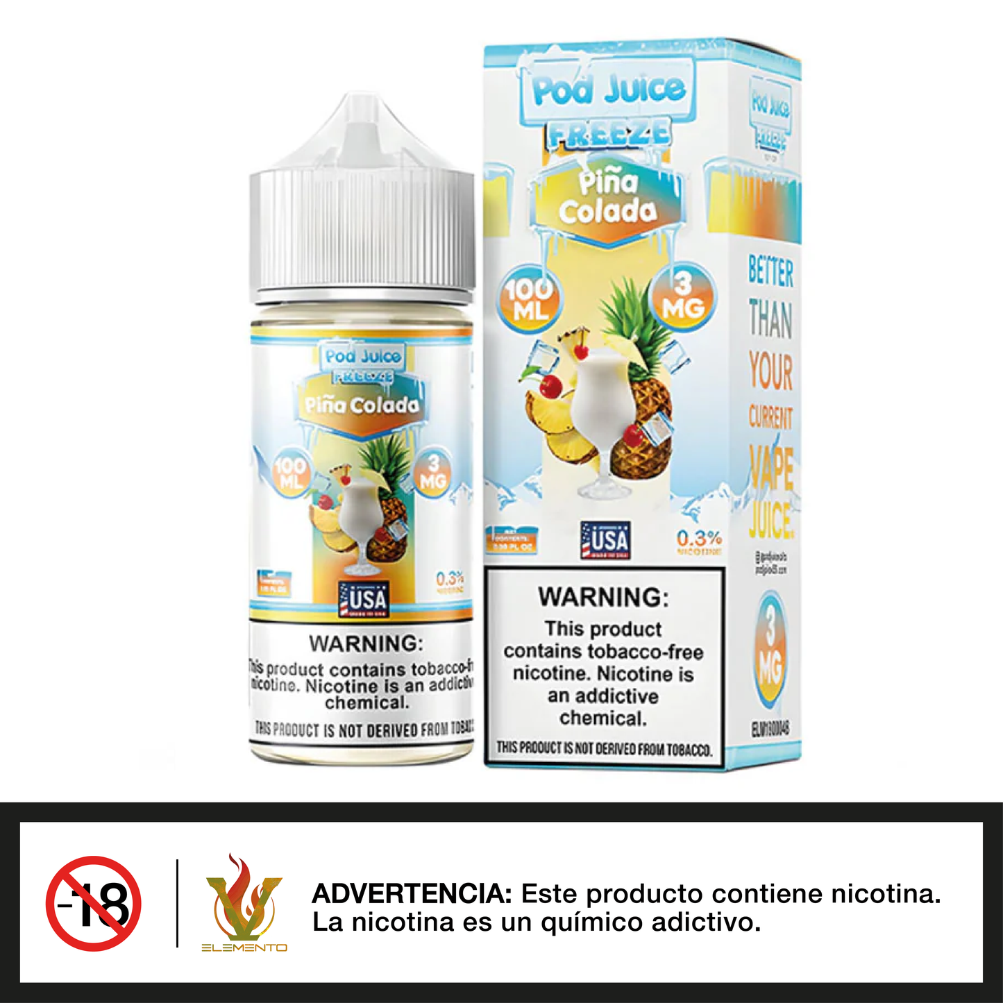 Pod Juice - Piña Colada Freeze 100ml