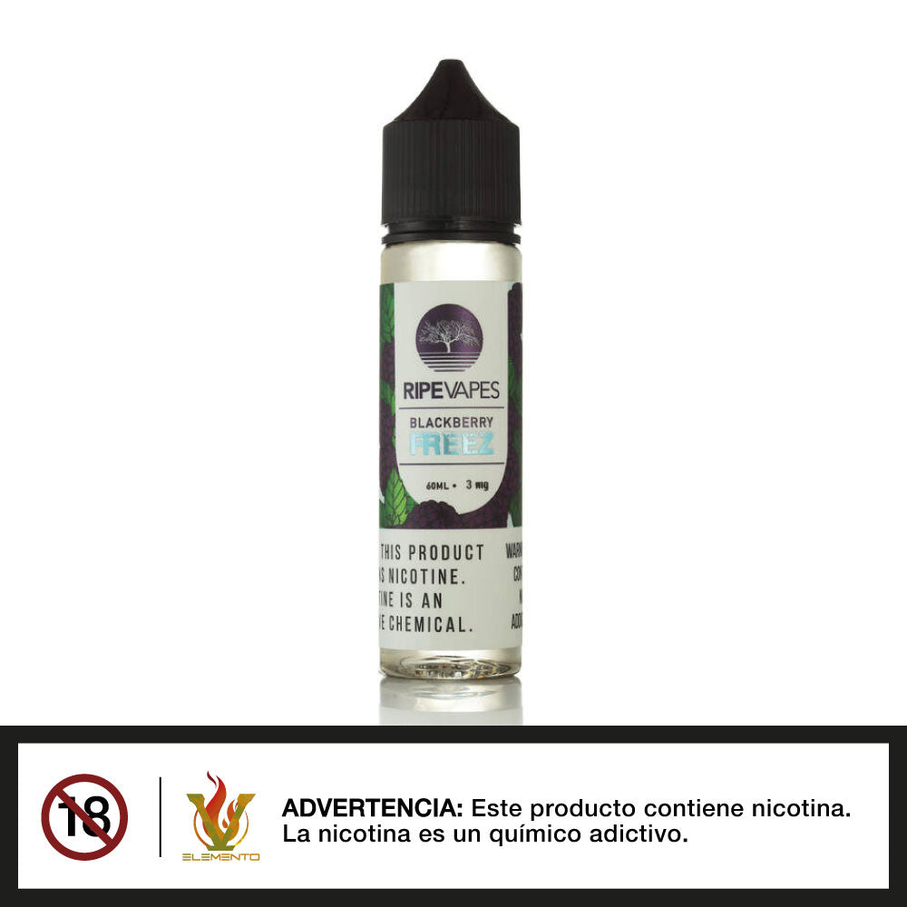 Ripe Vapes - Blackberry Freez 60ml - Quinto Elemento Vap