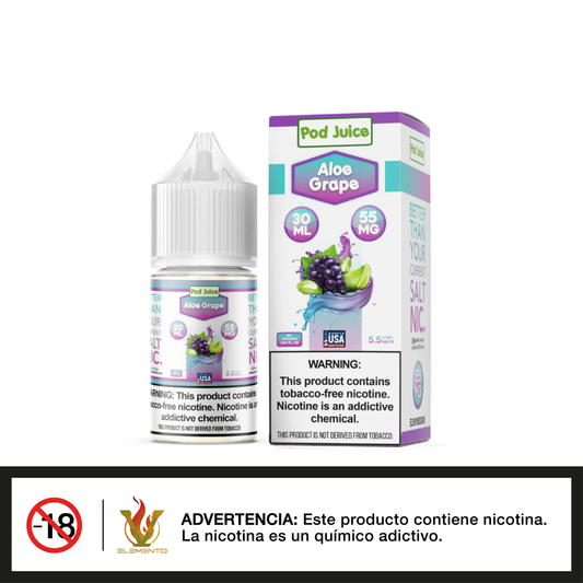 Pod Juice Salt - Aloe Grape 30ml