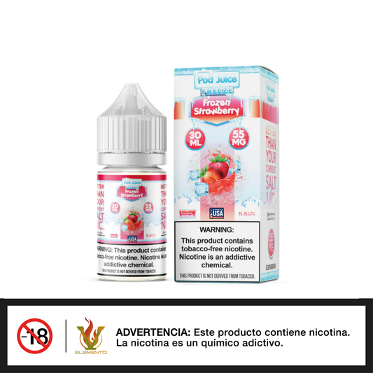 Pod Juice Salt - Frozen Strawberry Freeze 30ml