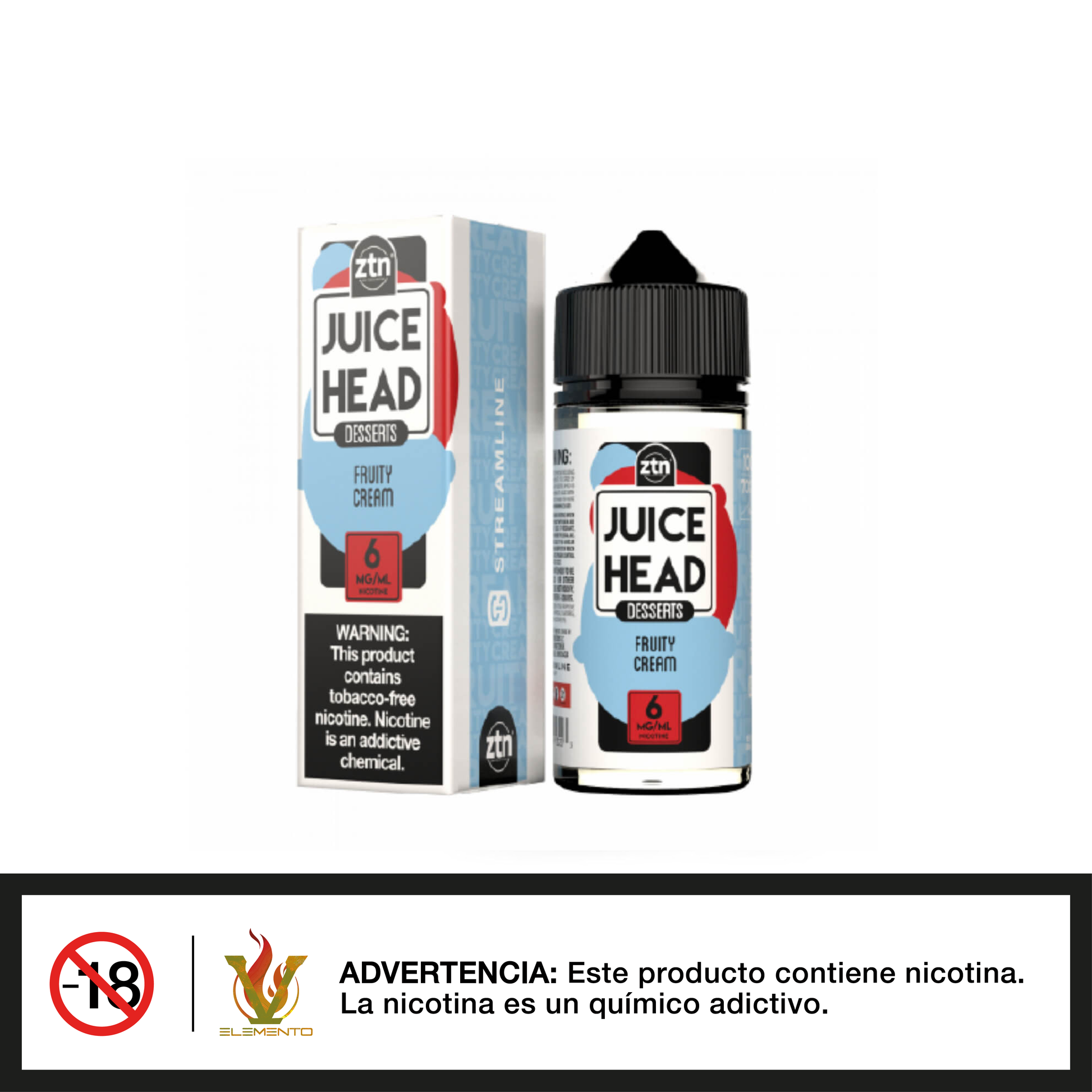 Juice Head - Fruity Cream 100ml