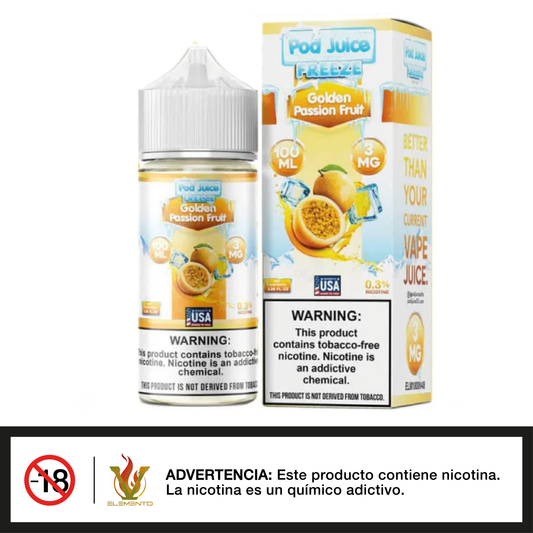 Pod Juice - Golden Passion Fruit Freeze 100ml