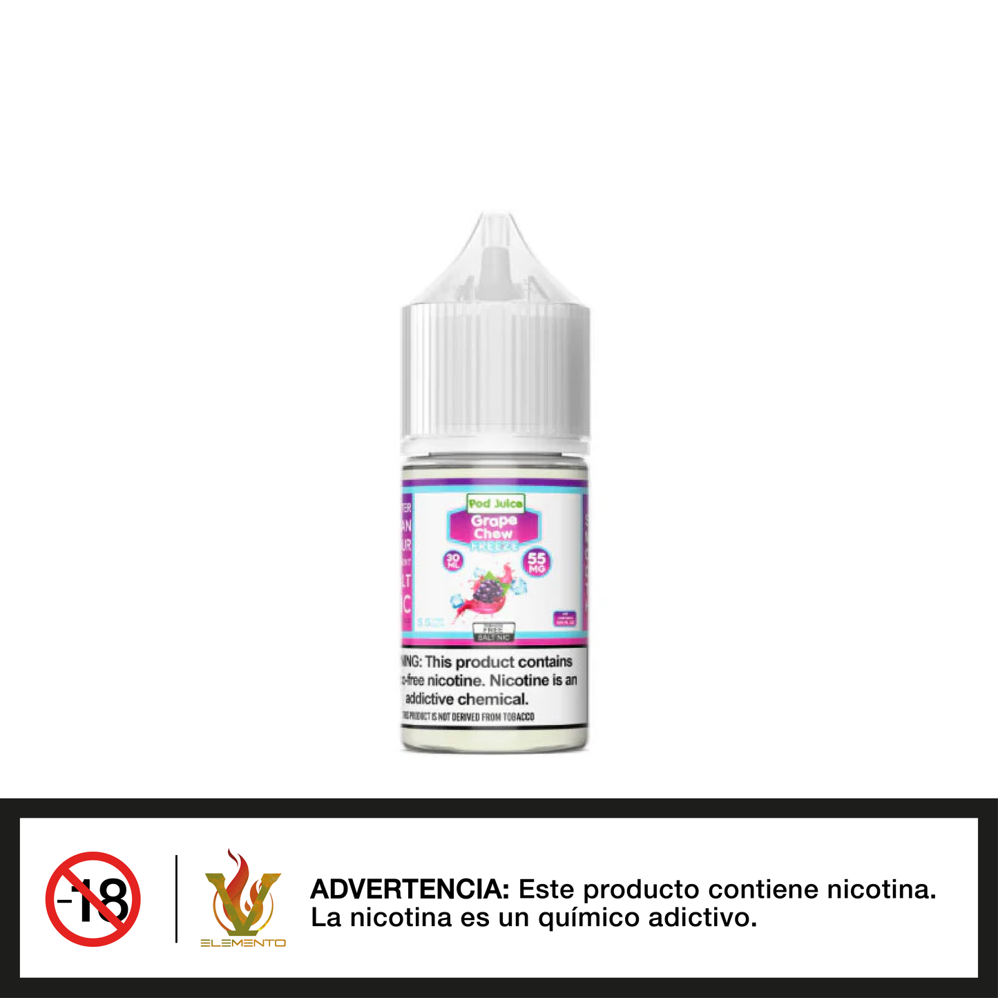 Pod Juice Salt - Grape Chew Ice TFN 30ml