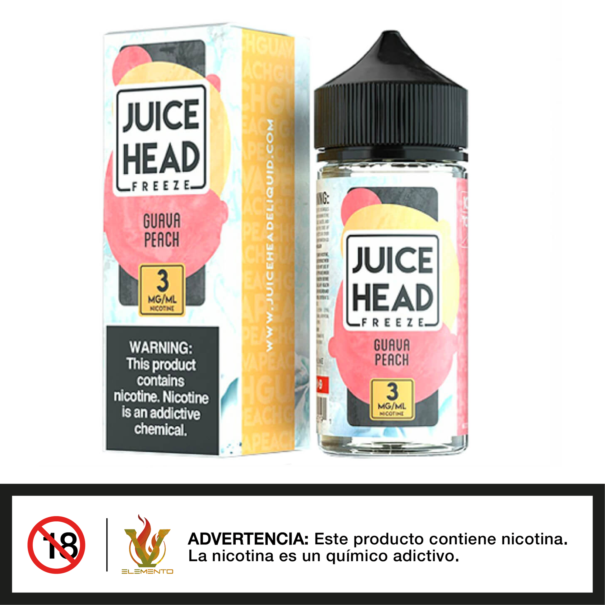 Juice Head - Guava Peach Extra Freeze 100ml