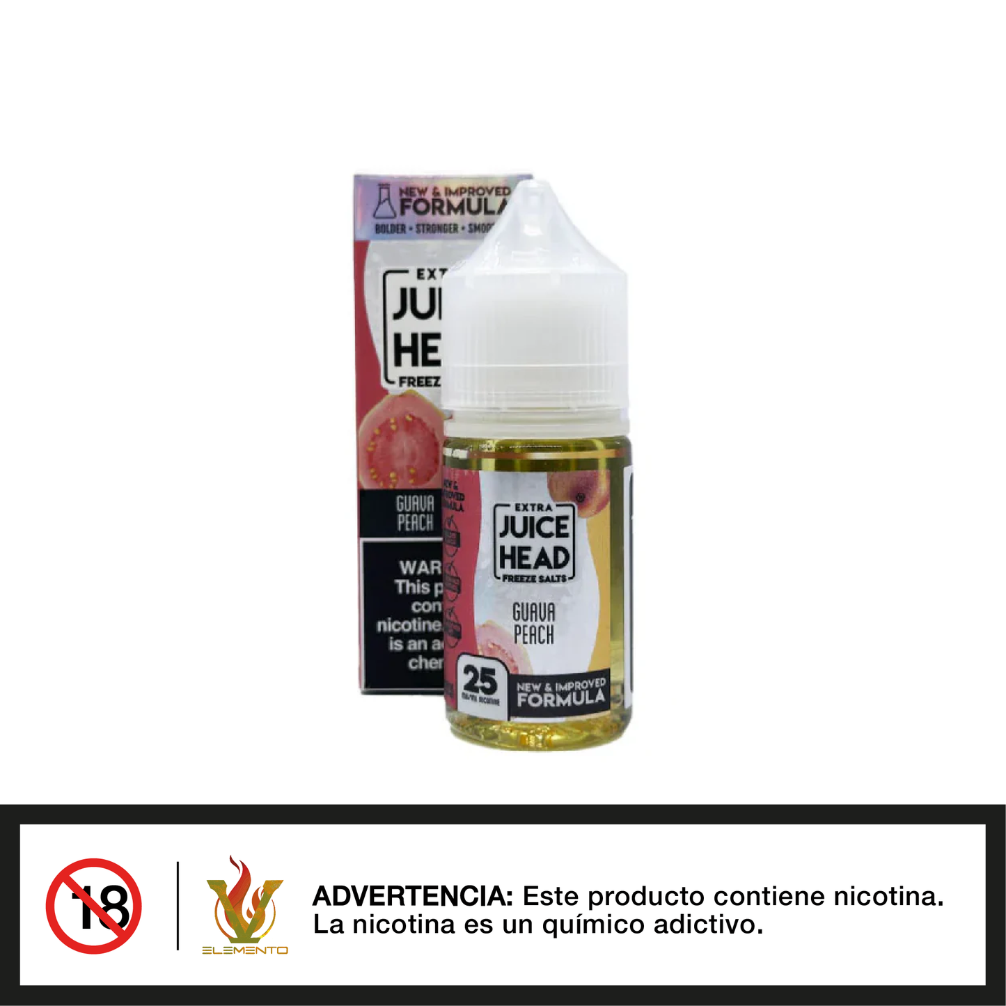 Juice Head Salt - Guava Peach Extra Freeze 30ml