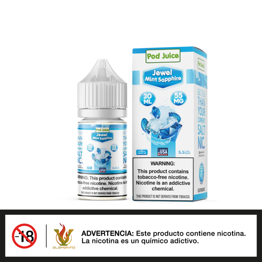 Pod Juice Salt - Jewel Mint Sapphire 30ml