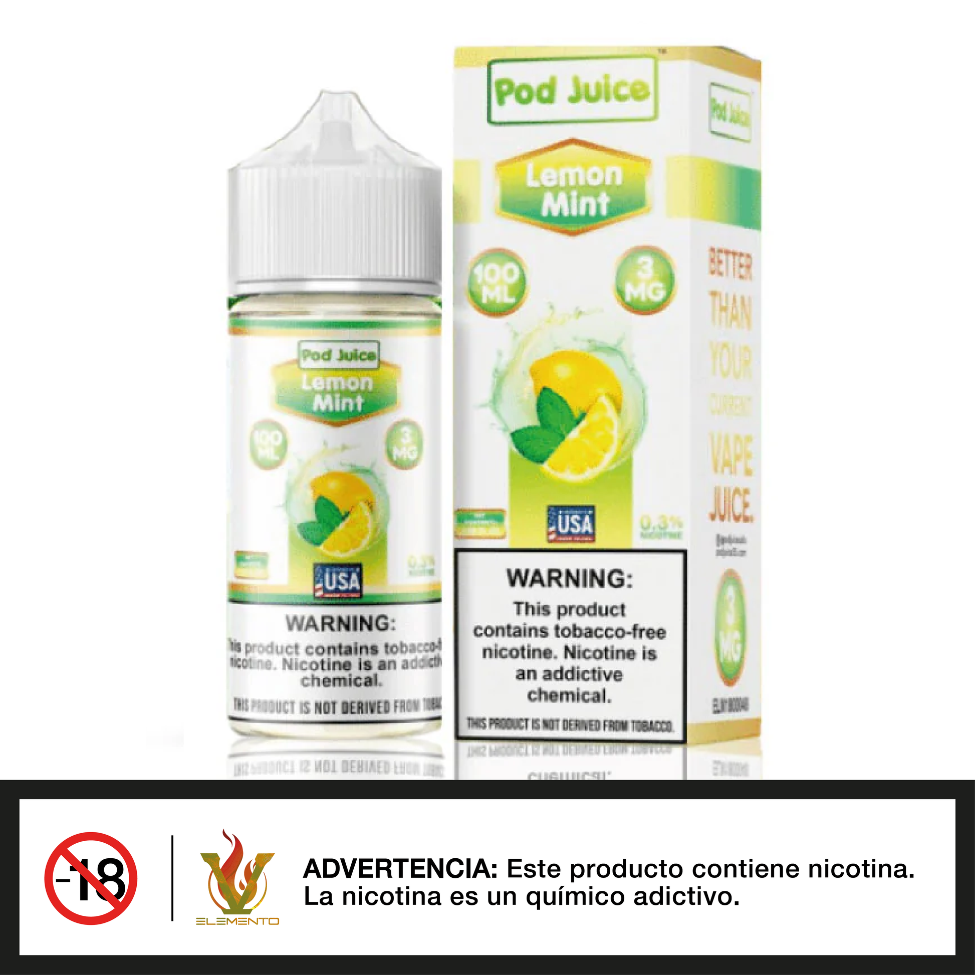 Pod Juice - Lemont mint 100ml