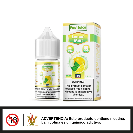 Pod Juice Salt - Lemon Mint 30ml