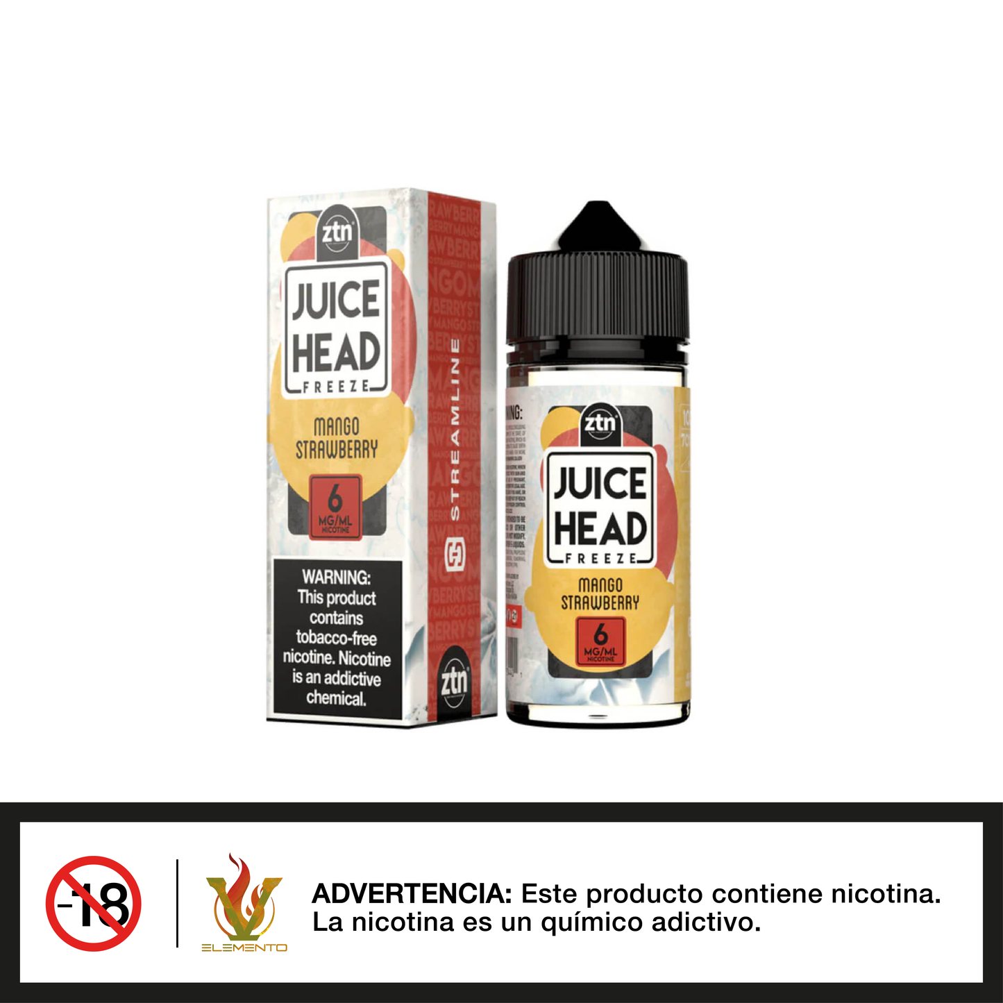 Juice Head - Mango Strawberry Extra Freeze 100ml