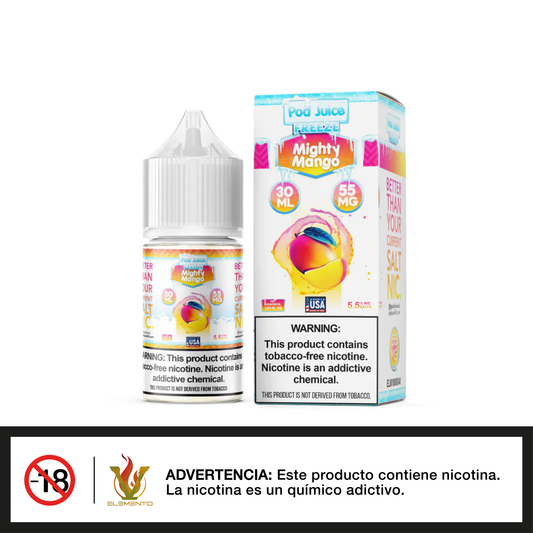 Pod Juice Salt - Mighty Mango Freeze 30ml