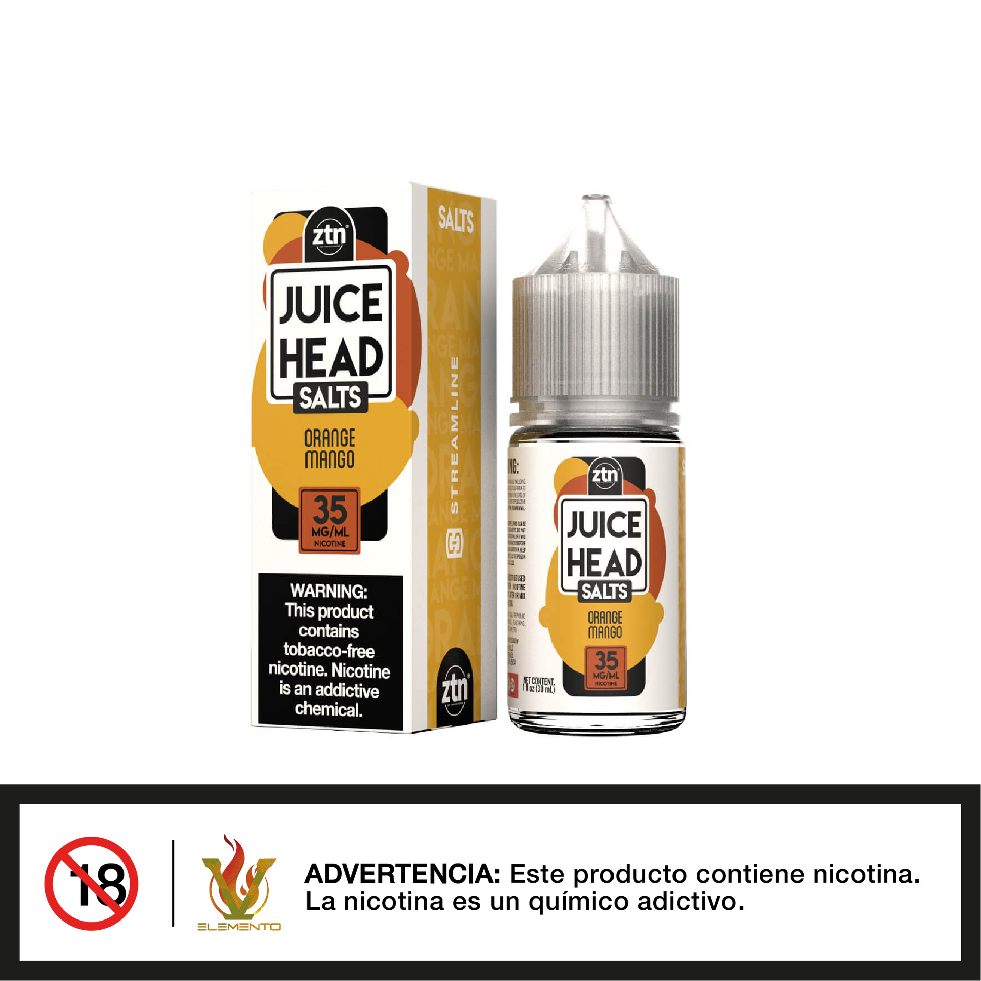 Juice Head Salt - Orange Mango 30ml