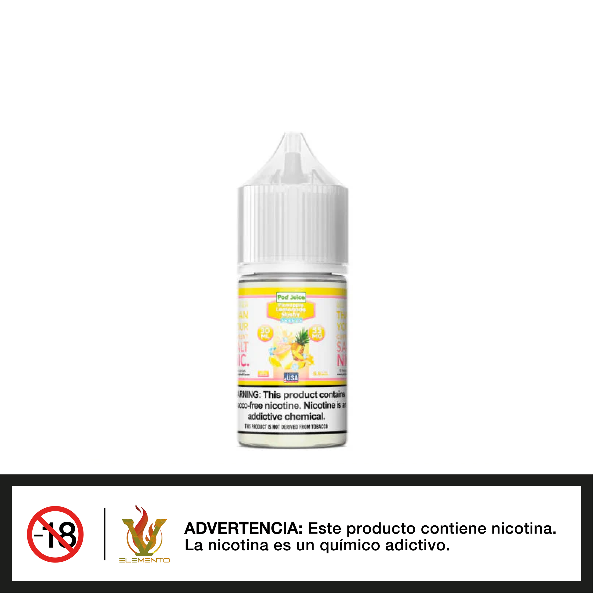 Pod Juice Salt - Pineapple Lemonade Slushy Ice TFN 30ml