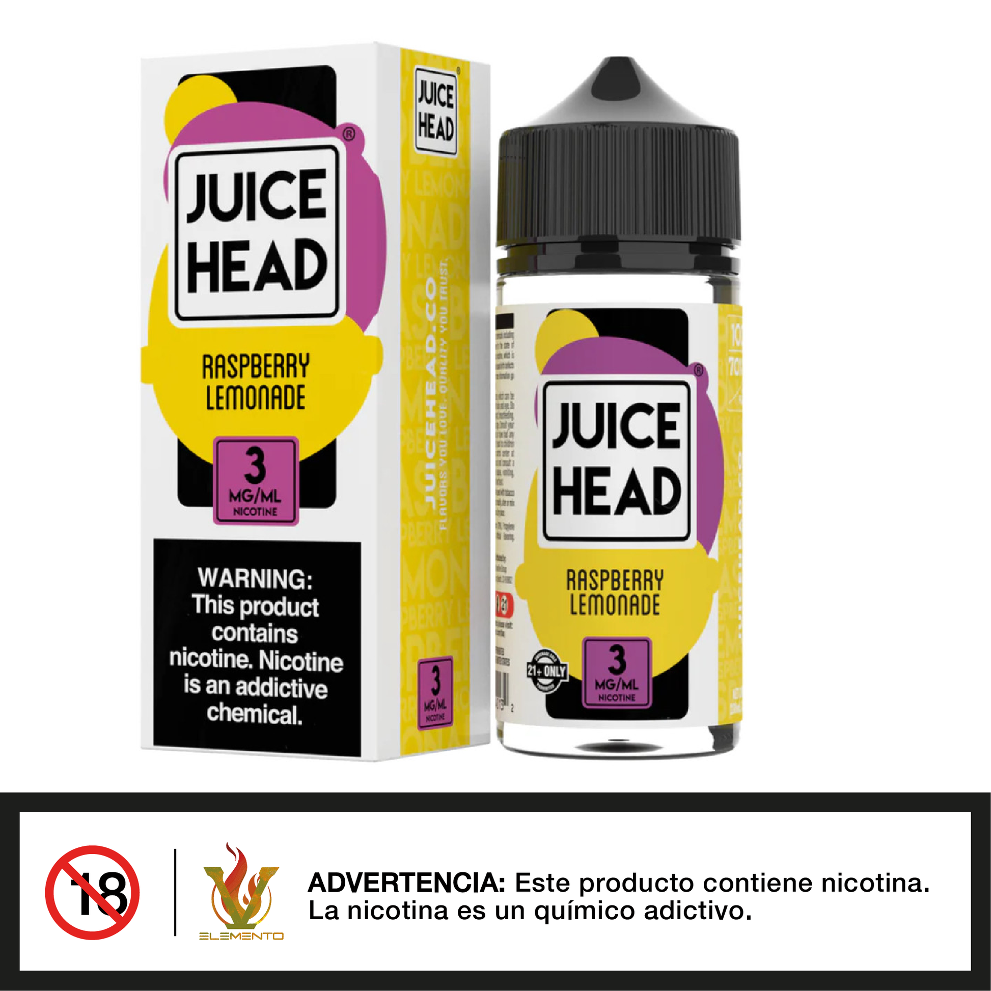 Juice Head - Raspberry Lemonade 100ml