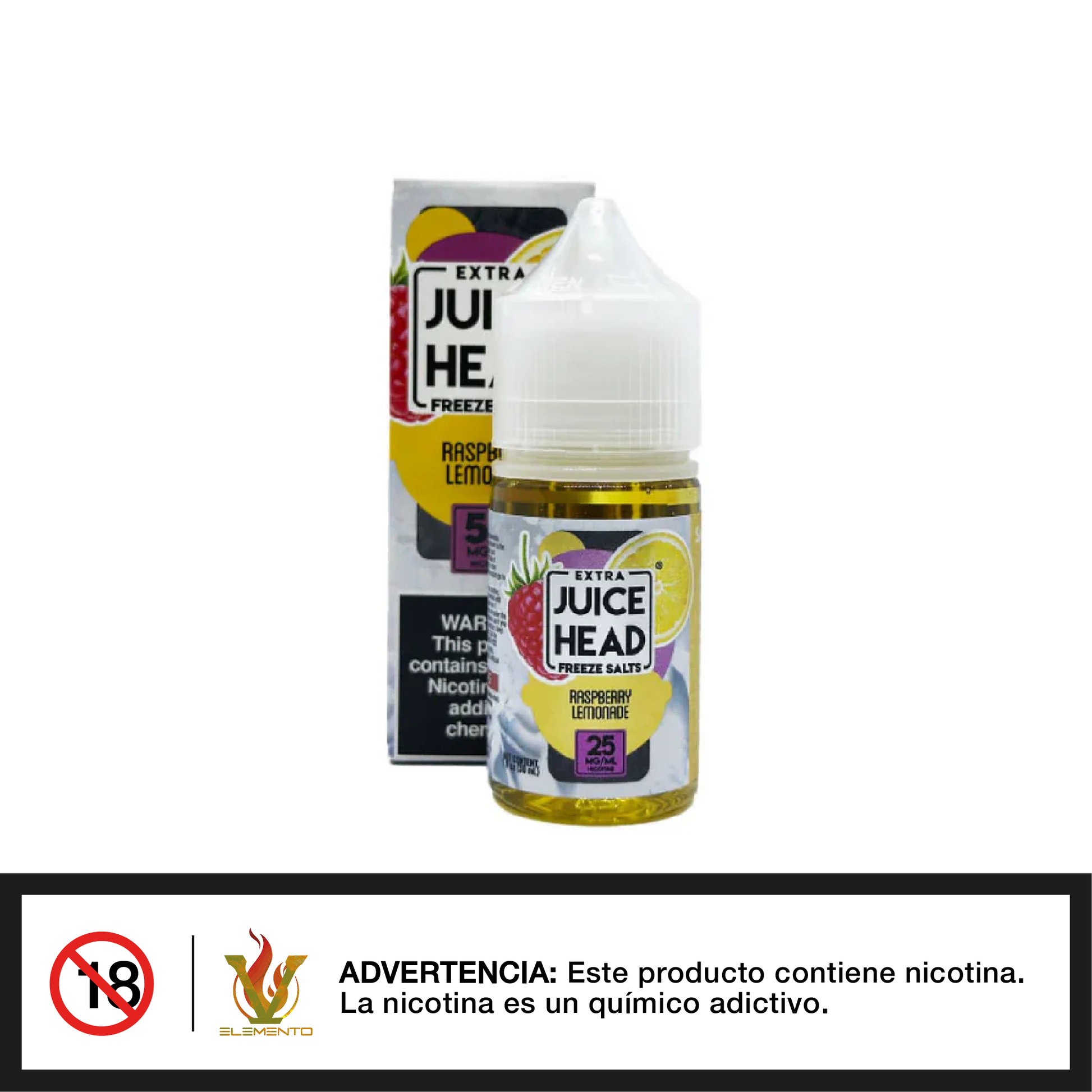 Juice Head Salt - Raspberry Lemonade Extra Freeze 30ml