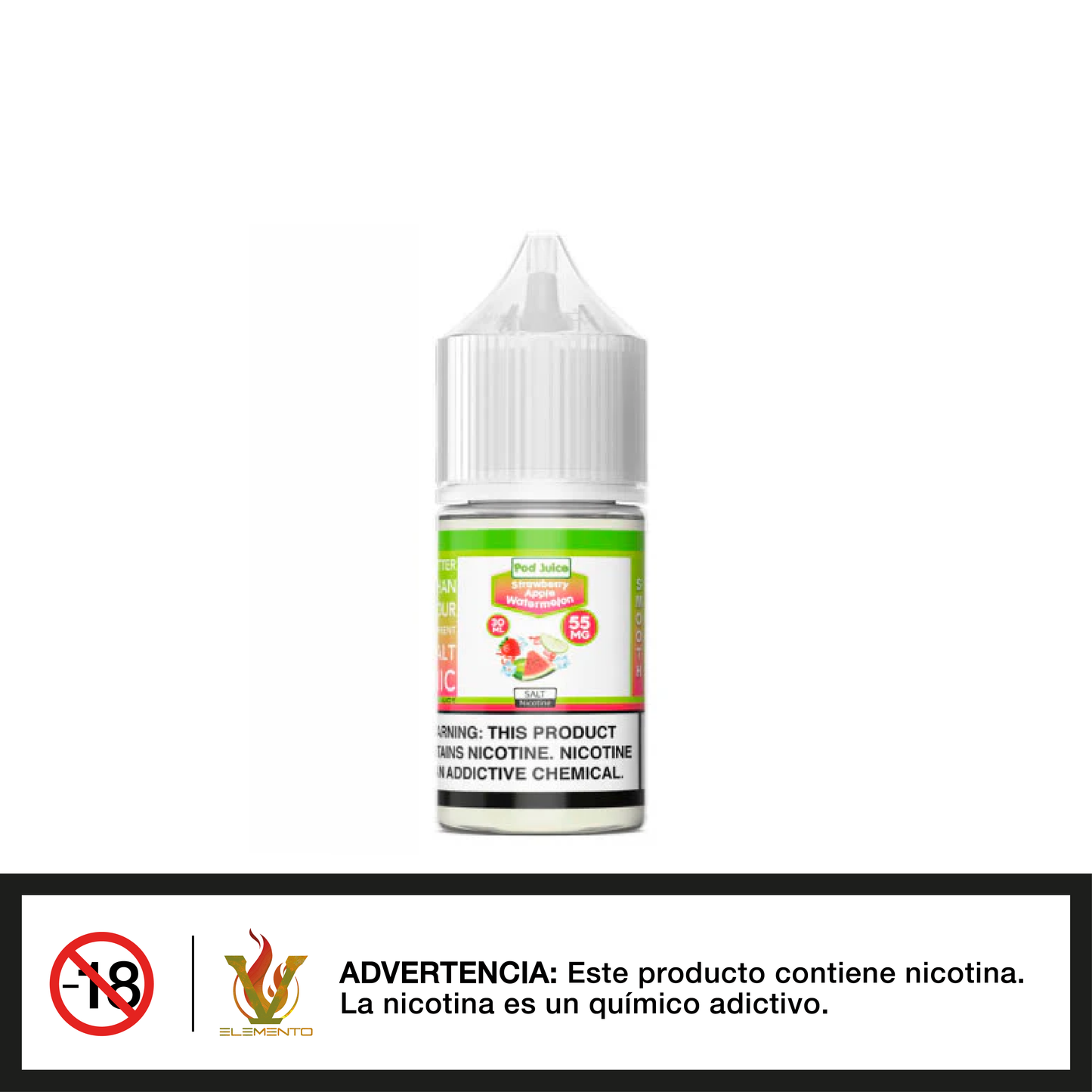 Pod Juice Salt - Strawberry Apple Watermelon 30ml