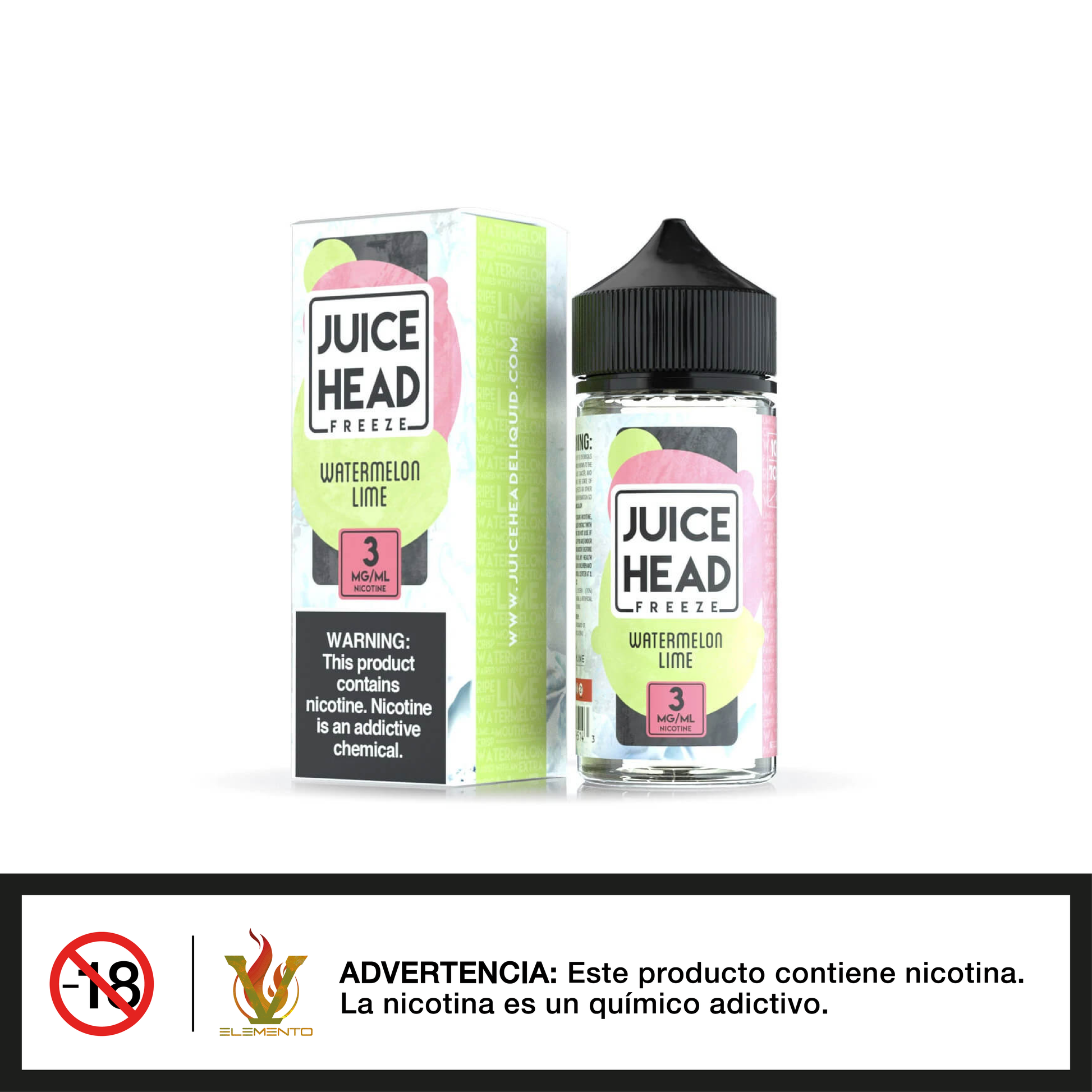 Juice Head - Freeze Watermelon Lime 100ml