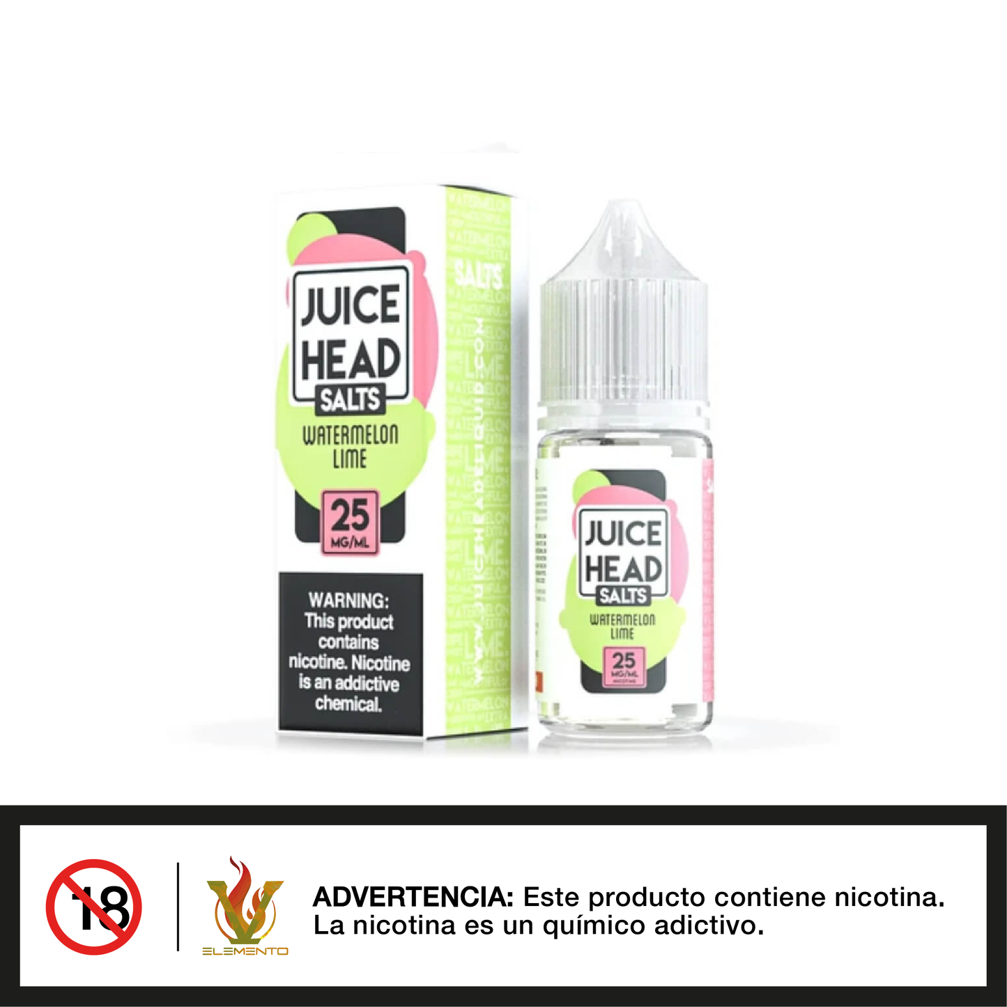 Juice Head Salt - Watermelon Lime 30ml