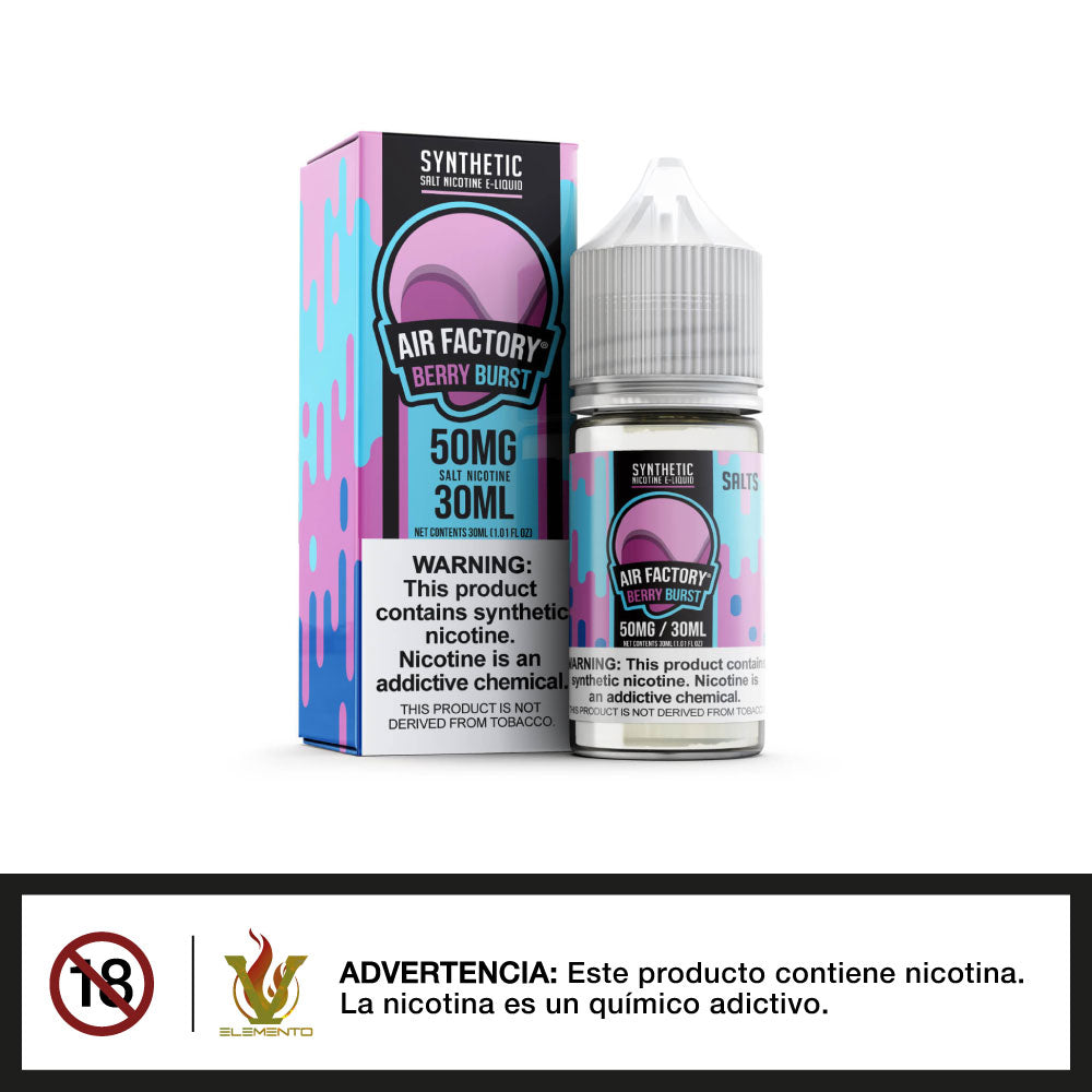 Air Factory Salt - Berry Burst 30ml - Quinto Elemento Vap