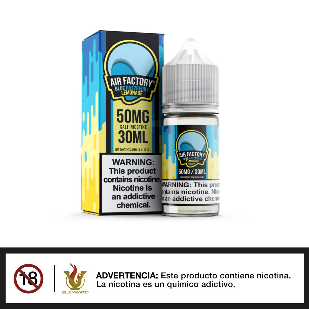 Air Factory Salt - Blue Razzberry Free 30ml - Quinto Elemento Vap