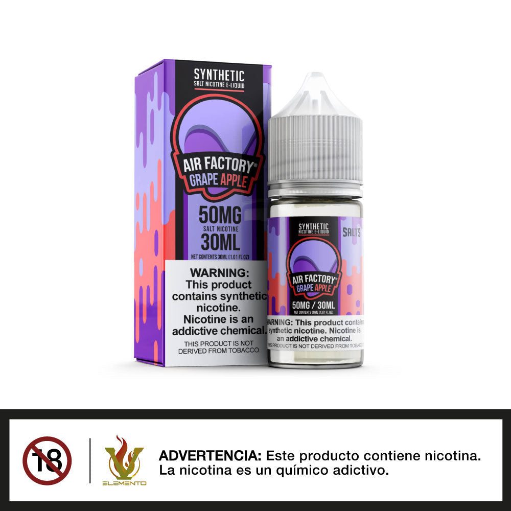 Air Factory Salt - Grape Apple 30ml - Quinto Elemento Vap