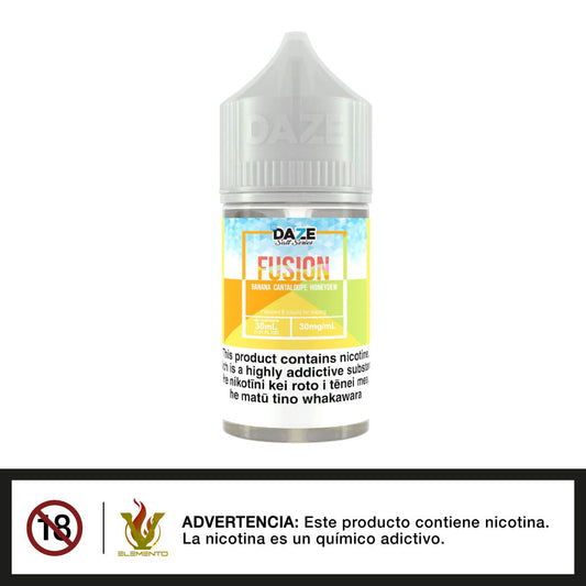 Daze Fusion Salt - Banana Cantaloupe Honeydew Iced 30ml  - Tienda de Vapeo Quinto Elemento Vap