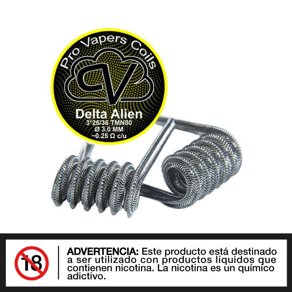 Pro Vapers Delta Alien Coil  - Resistencias - Tienda de Vapeo Quinto Elemento Vap