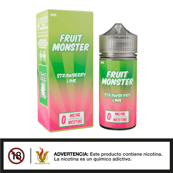 Fruit Monster - Strawberry Lime 100ml - Tienda de Vapeo Quinto Elemento Vap