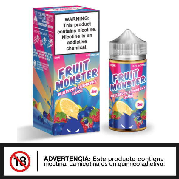 Fruit Monster - Blueberry Raspberry Lemon 100ml - Tienda de Vapeo Quinto Elemento Vap