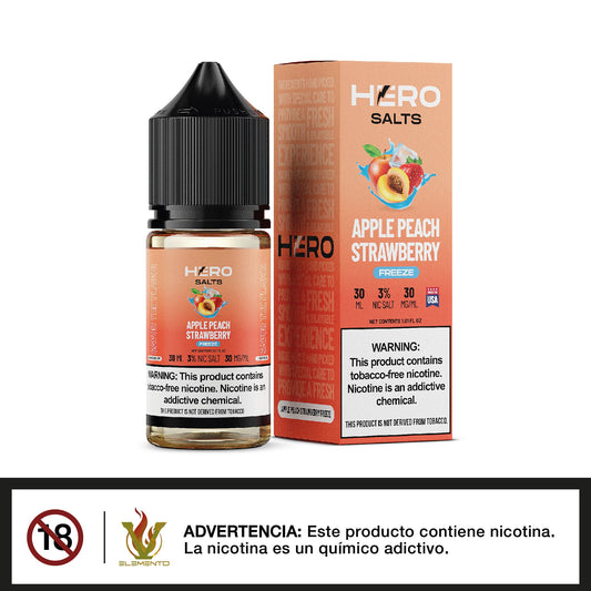 Hero Salt - Apple Peach Strawberry 30ml - Quinto Elemento Vap