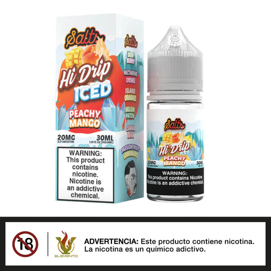 Hi-Drip - Salts Iced Peachy Mango 30ml - Quinto Elemento Vap