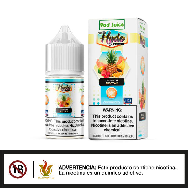 Hyde X Pod Juice Salt - Tropical Nectar 30ml- Vaporizador - Tienda de Vapeo Quinto Elemento Vap