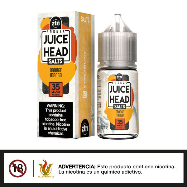 Juice Head ZTN Salts - Orange Mango Freeze 30ml - Tienda de Vapeo Quinto Elemento Vap