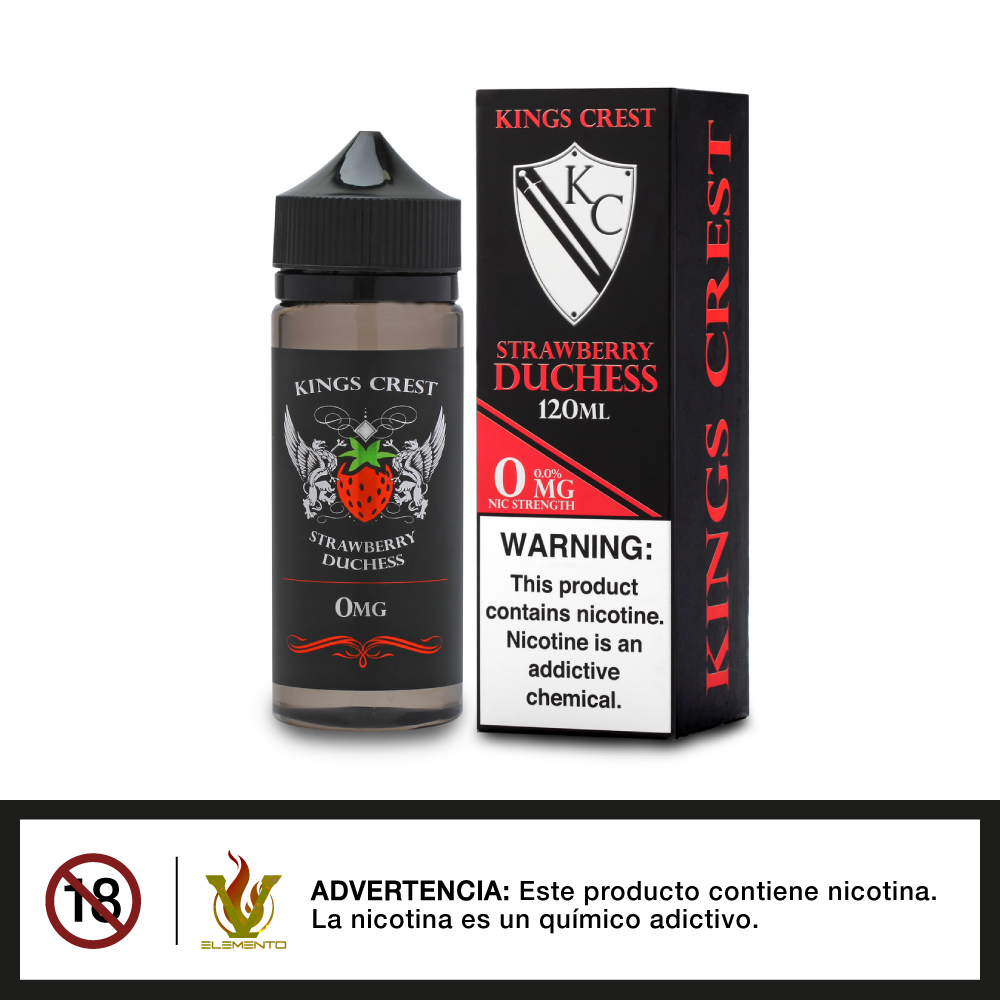 King's Crest - Strawberry Duchess Reserve 120ml - Quinto Elemento Vap