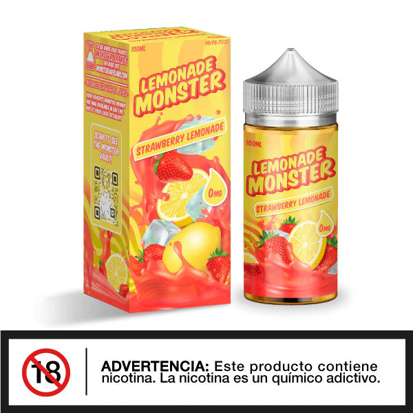 Lemonade Monster - Strawberry Lemonade 100ml - Tienda de Vapeo Quinto Elemento Vap