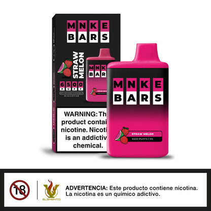 MNKE Bars 6500 Puffs - Vape Desechable - Tienda de Vapeo Quinto Elemento Vap