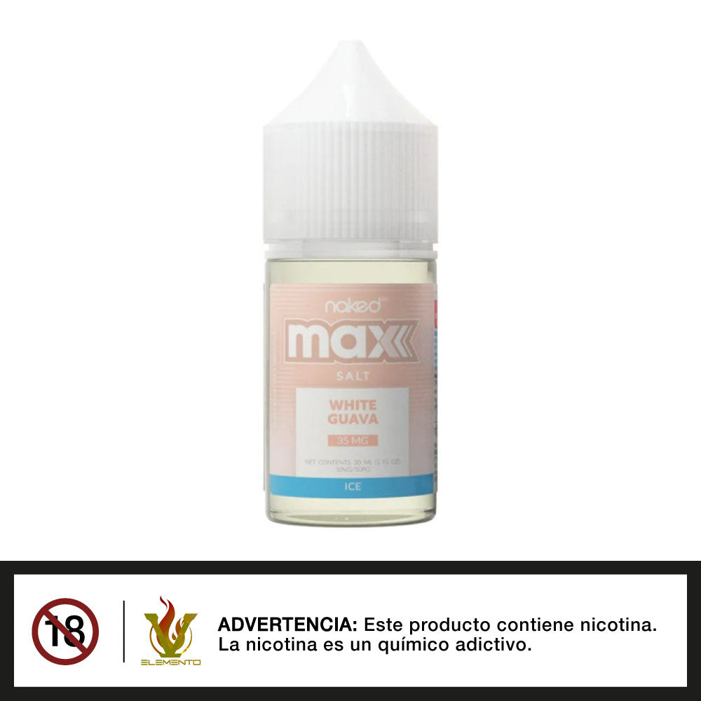 Naked 100 Max Salt - White Guava Ice 30ml - Tienda de Vapeo Quinto Elemento Vap