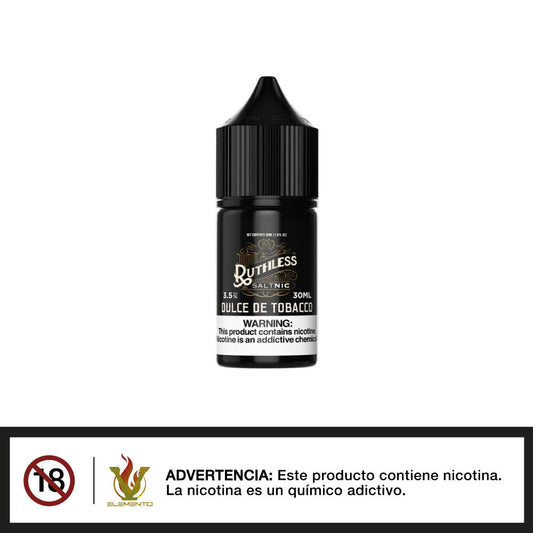 Ruthless Salt - Dulce de Tobacco 30 ml - Quinto Elemento Vap