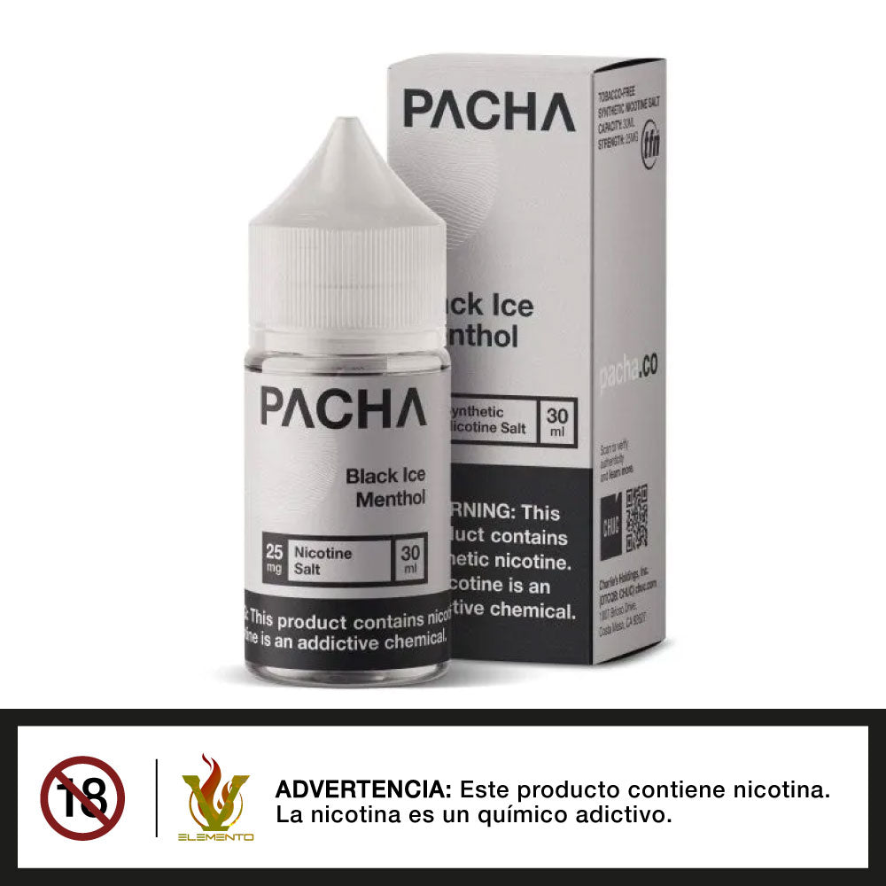 Pacha Salts - Black Ice Menthol 30ml - Tienda de Vapeo Quinto Elemento Vap