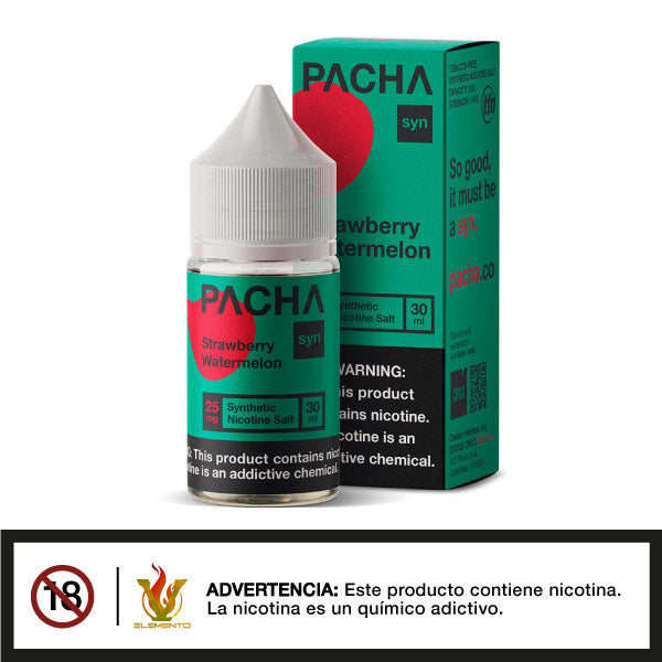 Pacha Syn Salt - Strawberry Watermelon 30ml - Tienda de Vapeo Quinto Elemento Vap