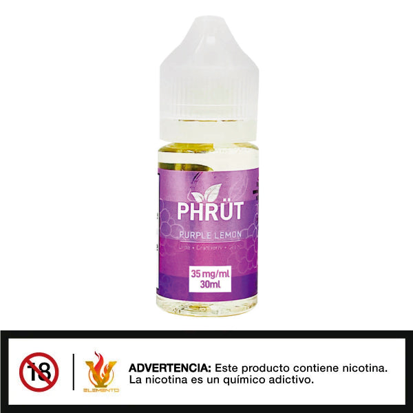 PHRUT Salts - Purple Lemon 30ml - Tienda de Vapeo Quinto Elemento Vap