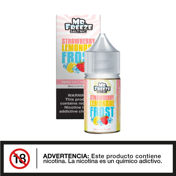 Mr. Freeze Salt - Strawberry Lemonade Frost 30ml - Tienda de Vapeo Quinto Elemento Vap