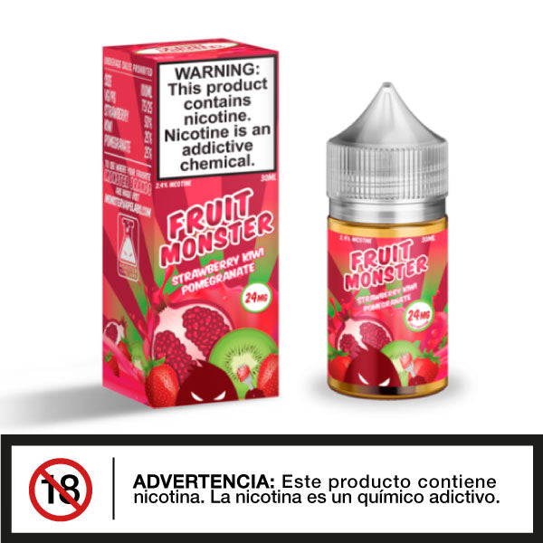 Fruit Monster - Strawberry Kiwi Pomegranate Salt 30ml - Tienda de Vapeo Quinto Elemento Vap