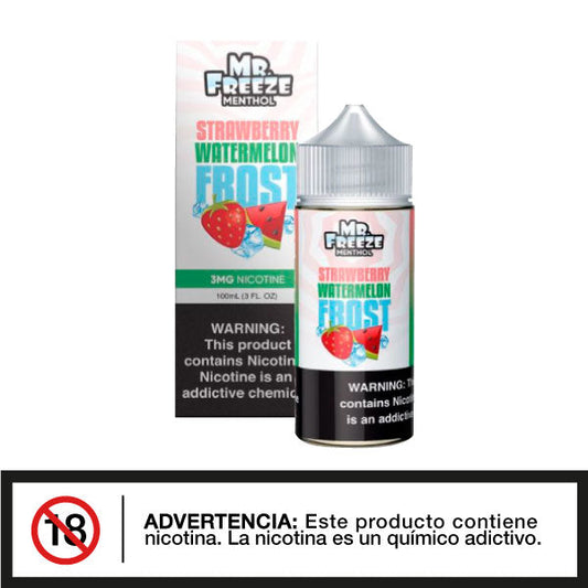 Mr. Freeze 100ml Strawberry Watermelon Frost E-Juice - Distribuidora Quinto Elemento