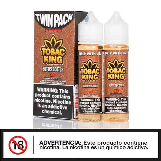Tobac King - Butterscotch 120ml - Tienda de Vapeo Quinto Elemento Vap