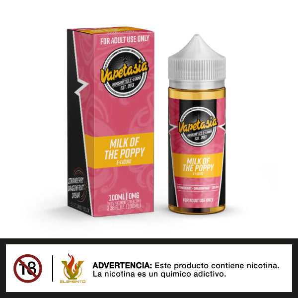 Vapetasia - Milk of the Poppy 100ml - Tienda de Vapeo Quinto Elemento Vap