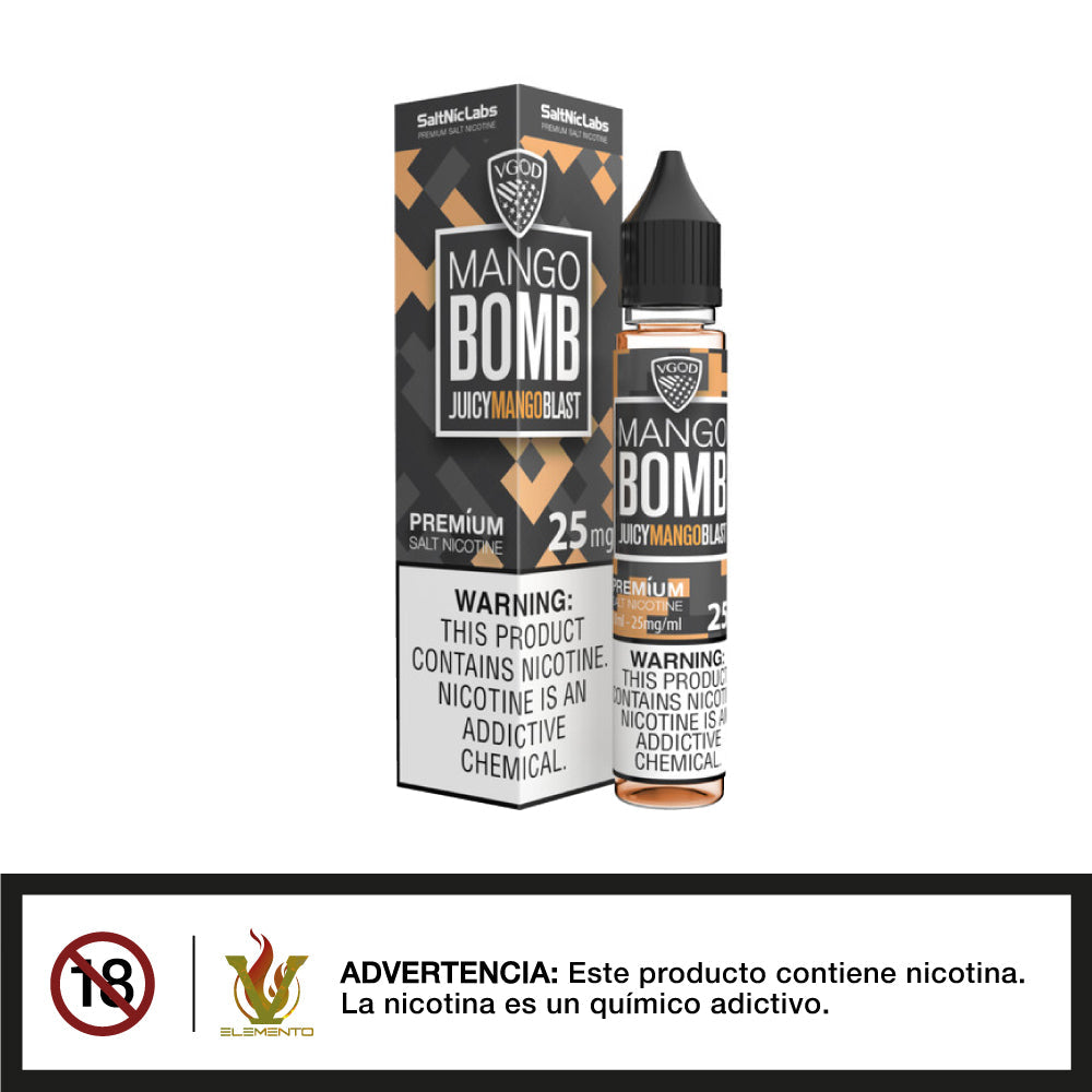 VGOD Salt - Mango Bomb 30ml - Quinto Elemento Vap